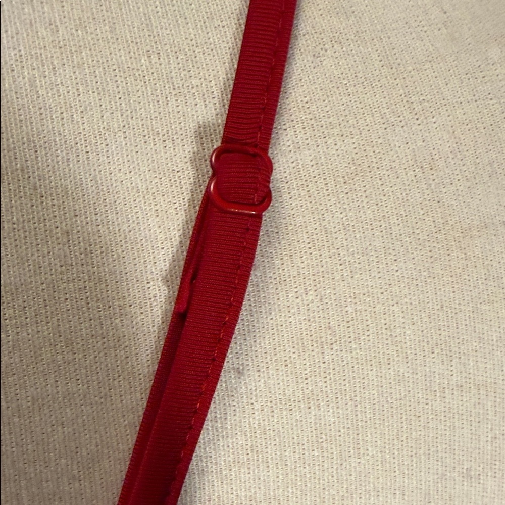 Little Red Ruched Dress - Picture 7 of 9